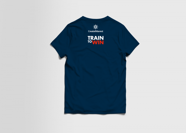 CIN Comfort Tee Blue - Image 3